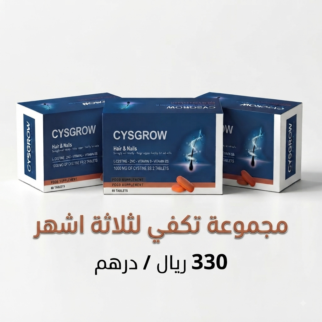 3 Cysgrow hair and nails 3 months supply